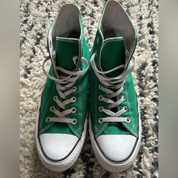Converse Chuck Taylor All Star Canvas Green Men's Size 11/Womens 13 GUC - Picture 2 of 8